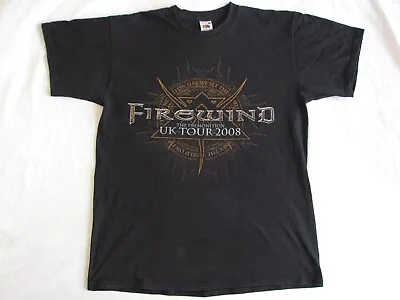 Buy Original Firewind 2008 Premonitions UK Tour T-Shirt Power Metal Prog • 42£