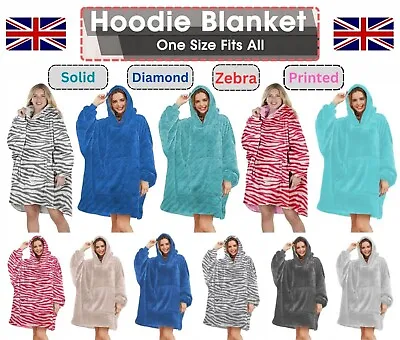 Buy Hoodie Blanket Women Oversized Ultra Plush Warm Fleece Hoodies Big Giant Snoodie • 14.99£
