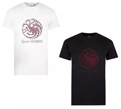 Buy Game Of Thrones House Of The Dragon Mens T-shirt Targaryen Crest Official S-2XL • 13.99£