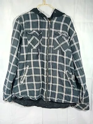 Buy TONY HAWK Shacket Jacket XL Lined Lumberjack Pockets Checked • 15£