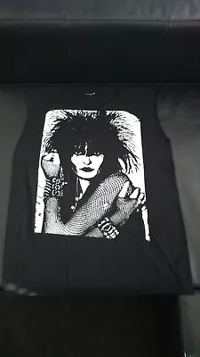 Buy Siouxsie And The Banshees Black Vintage T-shirt ORIGINAL Band T-shirt Sleeveless • 200£