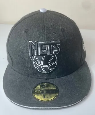 Buy Brooklyn Nets NBA New Era Cap Genuine Merch Size 7.5 • 20£
