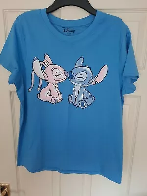 Buy Ladies Primark Disney T Shirt Size Small. Disney Stitch Design • 2.31£