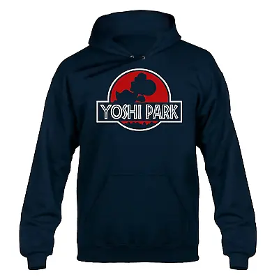 Buy Yoshi Park Jurassic Dinosaur Parody (Red Logo) Hooded Sweater Hoody • 19.95£