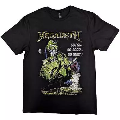 Buy Megadeth So Far So Good So What Explosion Vintage T-Shirt NEW OFFICIAL • 16.59£