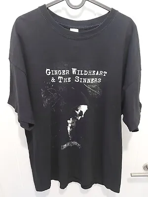 Buy Ginger Wildheart & The Sinners 2019 Tour Tshirt XL • 19.99£