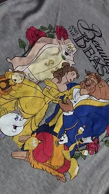 Buy Beauty And The Beast T-shirt Uk Size 10 • 6.99£