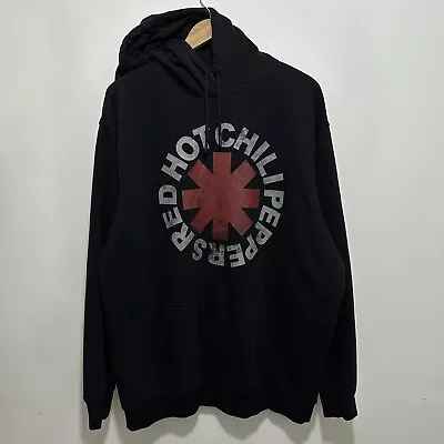 Buy Red Hot Chilli Peppers Mens Black Graphic Print Hoodie Sweatshirt 3XL XXXL  • 16.99£