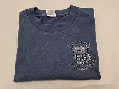 Buy Oatman Arizona Historic Route 66 T Shirt Size Large Navy Blue - Pre-owed • 7.99£