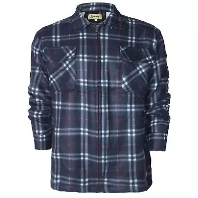 Buy Men's Lumber Jack Shirt Fleece Hooded Thik & Warm Work Jacket Lumberjack Sherpa  • 17.95£