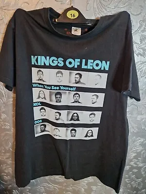 Buy Kings Of Leon T-shirt Tour 2022 L 42” Chest “When You See Yourself” • 19.99£