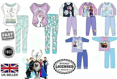 Buy Kids Frozen 2 Pyjama Girls Frozen Women PJ Set Disney Elsa & Anna Olaf PJs New** • 6.10£