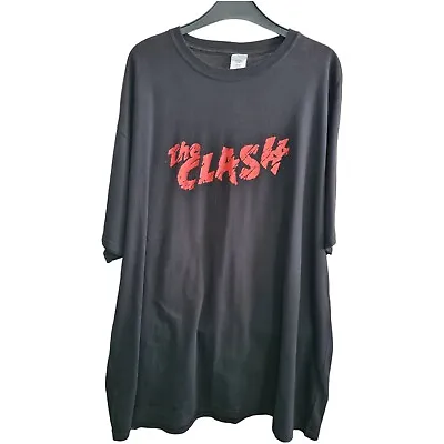 Buy Gildan The Clash Rock Band Black Mens T-shirt Size UK 2XL • 12.50£