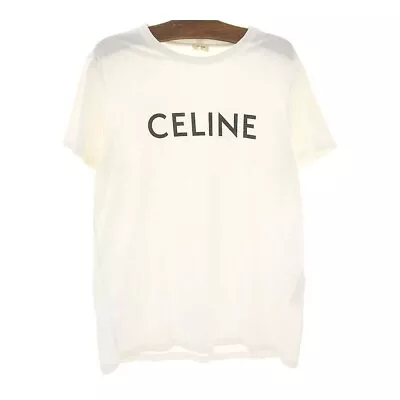 Buy Celine Logo T Shirt 2X308916G Womens White Used • 325.43£