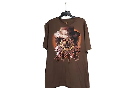 Buy Celebrate Halloween Scary T-Shirt Men’s Size XL Brown • 21.22£