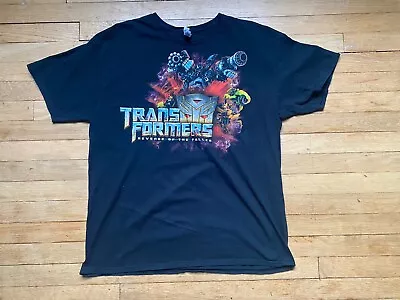 Buy Transformers 2009 Revenge Of The Fallen Movie T-Shirt Promo Graphic Size XL • 9.99£