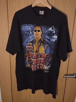 Buy Vintage 2000 The Rock Says Know Your Role  Just Bring It  WWE/WWF T-shirt  XL • 135£