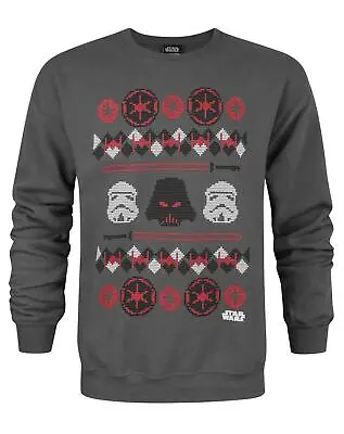 Buy Star Wars Darth Vader Fair Isle Christmas Men's Sweater • 21.99£