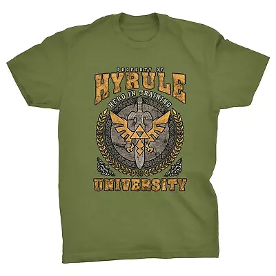 Buy Hyrule University Legend Of Zelda Inspired T-Shirt • 15.99£