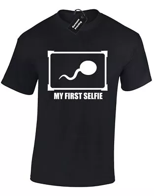 Buy My First Selfie Mens T Shirt Funny Rude Design Explicit Lyrics Christmas Present • 7.99£