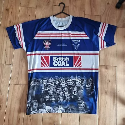 Buy Vintage Rare RUGBY WAKEFIELD TRINITY WILDCATS 1992 Cup Winners T-SHIRT SIZE XL • 9.99£
