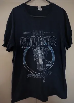 Buy Paul Rodgers T Shirt Rare Classic Rock Band Tour Merch Size L Free Bad Company • 14.50£