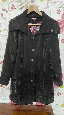 Buy Joe Browns Black Lined Coat Size 14  • 12.99£