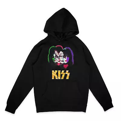 Buy Kiss Mens Hoodie  Pullover Jumper Hooded Metal  Band • 24.99£