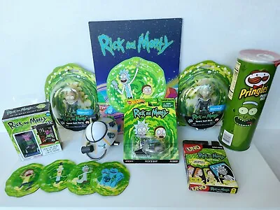 Buy Rick Morty Merch Collectible Lot Of 9 Sanchez Scary Terry Pickle Space Ship  • 81.92£