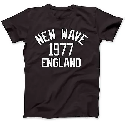 Buy New Wave Music 1977 T-Shirt 100% Premium Cotton Post-Punk Rock Synthpop • 14.97£