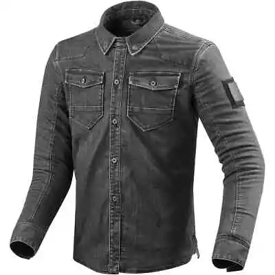 Buy Rev'it Hudson Motorcycle Riding Shirt Dark Grey Large • 164.99£