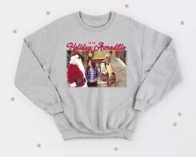 Buy Friends I'm The Holiday Armadillo Christmas Jumper Sweater Funny Episode Ross • 23.99£
