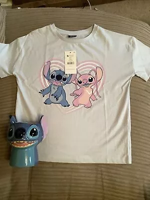 Buy Lilo And Stitch T Shirt (8-9) & Tumbler • 13£