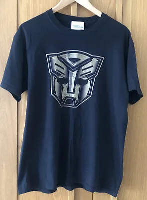 Buy Men’s Optimus Prime Official Transformers Autobot Black T-Shirt L FREE P&P • 9.95£