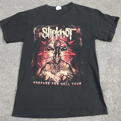Buy Slipknot Womens T-shirt S Black Prepare For Hell Tour Hatebreed 2015 • 28.72£