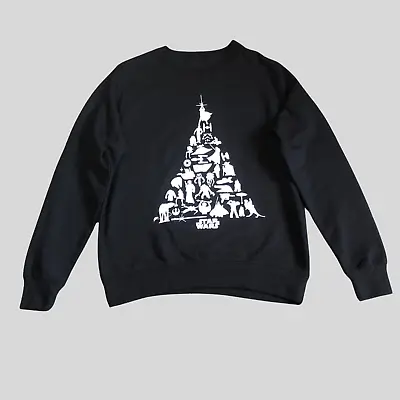 Buy Star Wars Christmas Jumper Black Men Christmas Tree Novelty Top Sweater Pullover • 14.29£