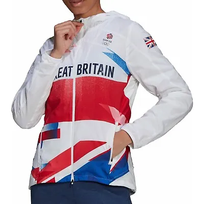 Buy Adidas Team GB Marathon Jacket - Great Britain Podium Jacket Women's - All Sizes • 39.99£