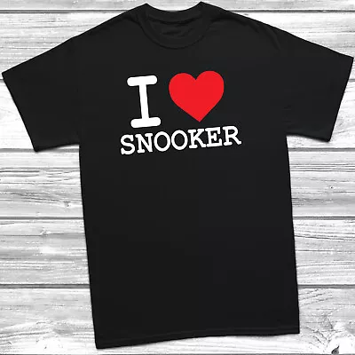 Buy I Love Heart Snooker T-Shirt Tee Mens Childrens Kids Top Gift Present Ronnie • 10.99£