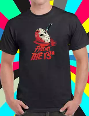 Buy Friday The 13th BLACK T-Shirt Mens Unisex 80S Horror Night RETRO • 15.99£