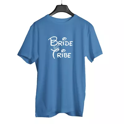 Buy T-Shirt Bride Tribe Hen Do Marriage Wedding Gift Printed Unisex Short Sleeve Tee • 14.95£
