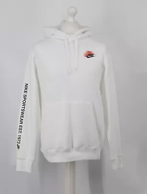 Buy Nike Sportswear Standard Issue Mens White Pullover Hoodie Fd0414-100 Rrp £60 Hh • 16.30£