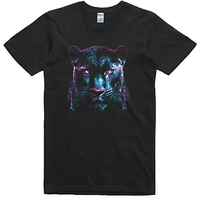 Buy Panther Mens T Shirt Print Regular Fit 100% Cotton Tee • 11.99£