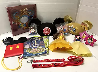 Buy Lot Of 10 Disney Merch/Collectibles - Disney Parks, Mickey Ears, Princesses, Etc • 33.15£