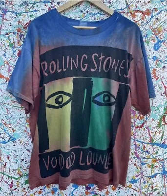 Buy Vintage Rolling Stones Tshirt XL 94/95 90s Voodoo Lounge Single Stitch Band Tee • 75£