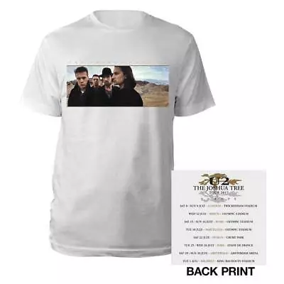 Buy U2 Unisex T-Shirt: Joshua Tree Photo (Back Print) (Ex-Tour) OFFICIAL NEW  • 18.73£