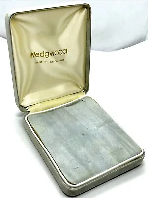 Buy Vintage Hard Case Velvet Covered Wedgwood Pendant Necklace Display Jewellery Box • 17£