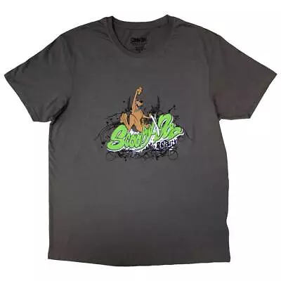 Buy Scooby Doo Official Unisex T-Shirt: Skateboard - Grey Cotton • 14.99£