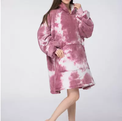 Buy Hoodie Blanket Oversized Big Hooded Ultra Plush Sherpa Giant Sweatshirt Blanket • 7.99£