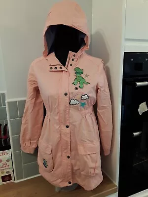 Buy Disney Store Toy Story Jacket Girls Size 11/12 Yrs Pink Full Zip Hooded Glitter • 18.50£