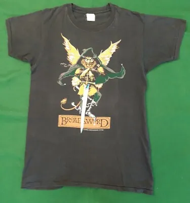 Buy Rare 1982 Jethro Tull Broadsword And The Beast Tour T-shirt With UK Dates • 50£